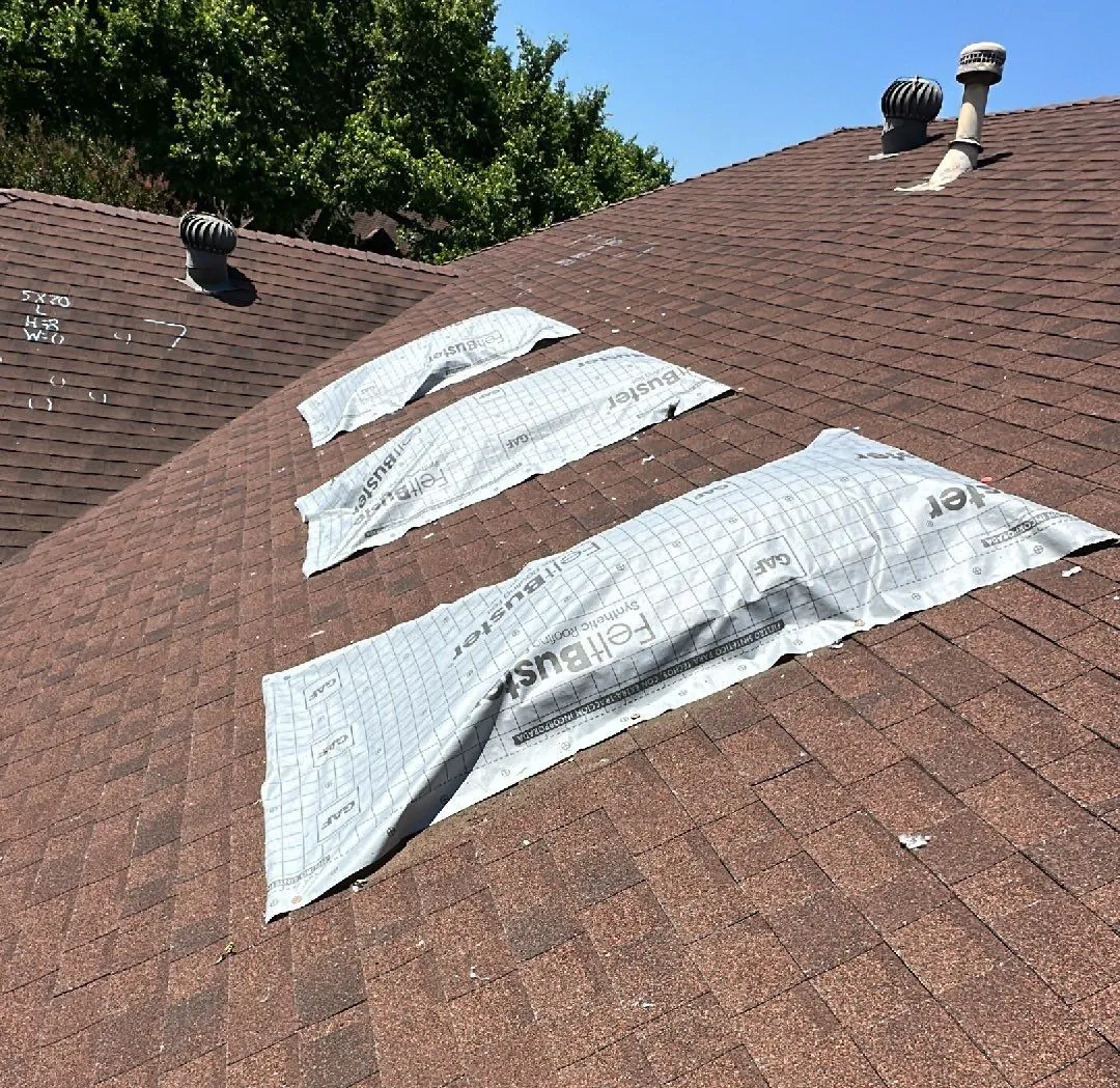 Image of a skylight installation by MD roofing and construction